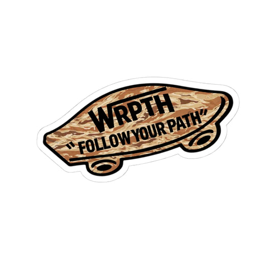 WRPTH Skateboard Sticker — "Follow Your Path"