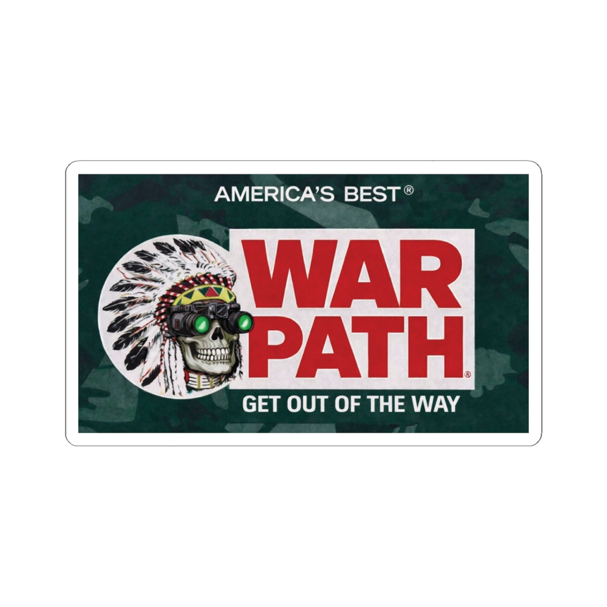 'Get Out of the Way' Sticker